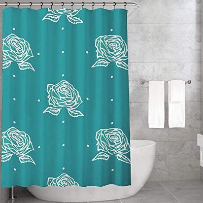 Bonamaison Cortinas de Ducha, poliéster, Multicolor, 140x200 cm