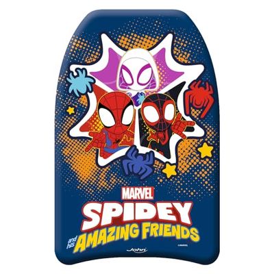 John Spiderman Spider 79226 Zwemplank, zwemhulp voor kinderen, blauw-geel, 43 x 32 x 3,5 cm