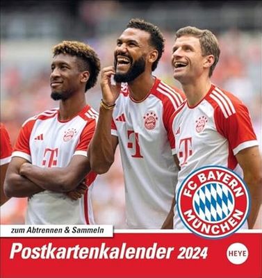 FC Bayern München Postkartenkalender 2024
