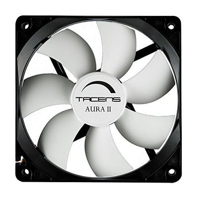 Tacens 3AURAII9, Ventilador Ordenador 9 cm, Ultrasilencioso, Antipolvo, Negro