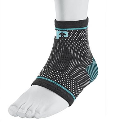 Ultimate Performance Ultimate Compression Elastic Ankle Support, Medium, Black/Blue Up5155m