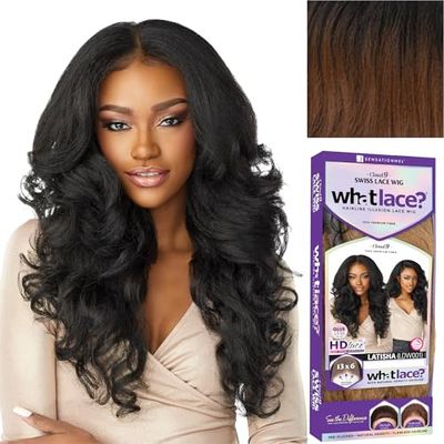 Sensationnel HD Lace Front Wig Cloud 9 What Lace Swiss Lace 13X6 Latisha (T1B/30)