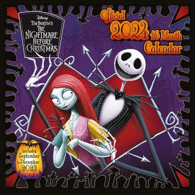 Disney The Nightmare Before Christmas Calendar 2024 - Month to a View Planner 30cm x 30cm, Disney Gifts for Women and Men, Disney Gifts for Girls and Boys, Kids Calendar - Official Merchandise