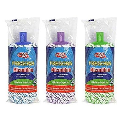 Supernet 37130 Mop con Filo Intrecciato, Microfibra, 150 g