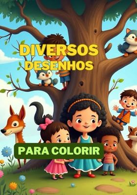 Livro com 74 desenhos para colori