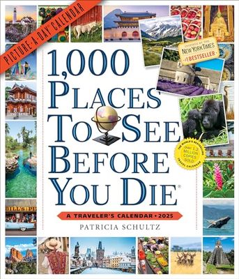 1,000 Places to See Before You Die Picture-A-Day® Wall Calendar 2025: A Traveller's Calendar