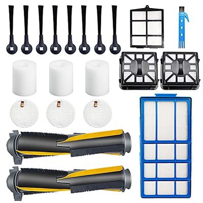 Vervangende onderdelen voor Shark IQ R101AE RV1001AE IQ R101 RV1001 RV1005AE RV1010AE RV1012AE RV2001AE Robot Stofzuiger, Accessoire Kit Belangrijkste Borstel & Filters & Side Borstels)