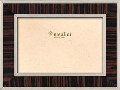 NATALINI 101 Ebano 10X15 Marco de Fotos con Soporte para Mesa, Tulipwood, 10 X 15 X 1,5