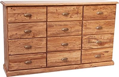 BISCOTTINI INTENATIONAL ART TRADING Cassettiera in Legno, 170x40x100 cm