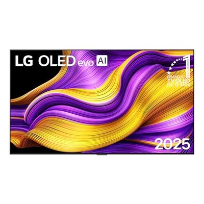 LG OLED evo AI G5 TV 65 pollici, Smart TV 4K, Staffa a muro inclusa, Processore α11 Gen2, Brightness Booster Ultimate, webOS con AI, Dolby Vision e Atmos, VRR e GSYNC 4K@165Hz, OLED65G55LW 2025