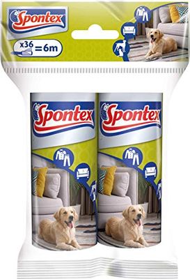 Spontex Lint Roller Refills, Pack of 2