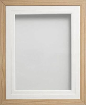 Frame Company Webber Beech with White V-Groove Mount, A4 for 9x6 inch