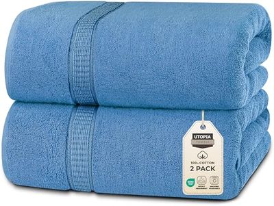 Utopia Towels - Asciugamano da bagno in morbido cotone, misura XL, 35 x 70 cm 35" x 70" Blu elettrico.