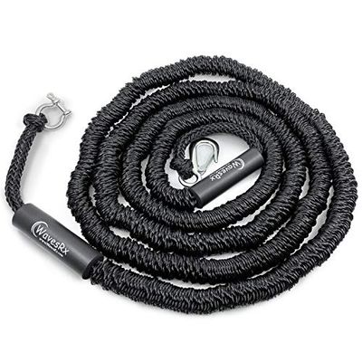 AnchorMate Bungee-koord, 3,6 m - 15,2 m, veilige verankering voor boten en pontons, elastisch touw