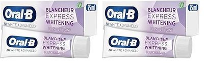 Oral-B 3D White Advanced Express Blancheur Éclatante Dentifrice 75 ml (Lot de 2)