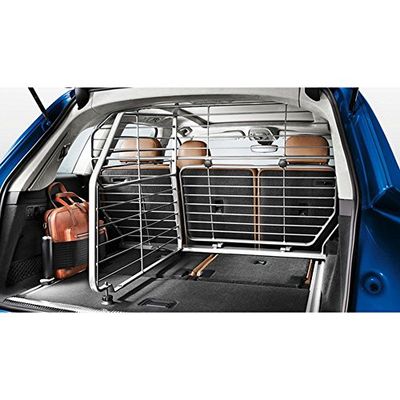 Original Audi Q5 (tipo FY, a partire dal 2017), Griglia orizzontale cani Griglia protettiva bagagliaio bagagli spazio Griglia Grigio Scuro 80 a017221