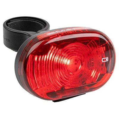 Smart 221521_4715681403618, Star-Luce Posteriore USB Super Luminosa a LED Impermeabile, con Marchio di Controllo Tedesco Ricaricabile, Colore: Rosso Unisex Adulto