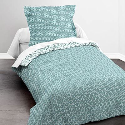 TODAY 57 fils Juego de Cama, Algodón, Azul, 140 x 190 cm