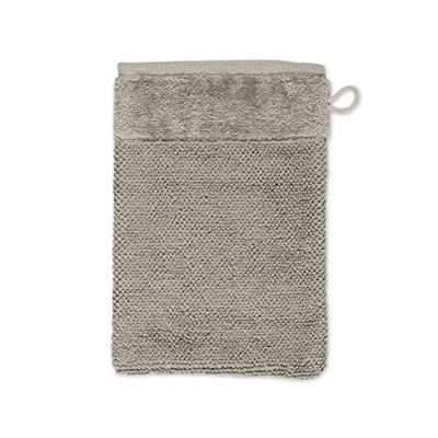 Möve Bamboo Luxe rękawica do mycia 15 x 20 cm z 60% bawełny / 40% wiskozy z celulozy bambusowej, imbir