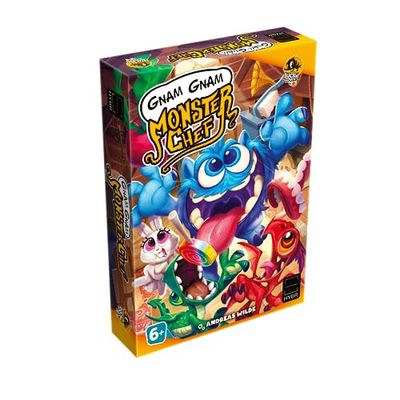 Lucky Duck Games - Gnam Gnam - Monster Chef | Versione Italiana | Gioco da Tavolo | Età 6+ | 2-4 Giocatori | 15-30 minuti
