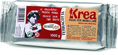 Pasuto Color Hobby Art 1000 Krea Boetseerdeeg - Terracotta