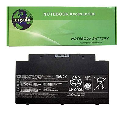 AMSB6 | Amsahr FPCBP424-05 ersättningsbatteri för FUJITSU FPCBP424, Lifebook AH77/M, CP64148401, FMVNBP233, FPCBP424 – Inkluderar mini optisk mus ()