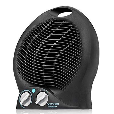 Cecotec Ready Warm 9500 Force. Thermo-ventilateur vertical. 2000W. Puissant, thermostat réglable, 3 modes, système anti-surchauffe et anti-bascule, silencieux.