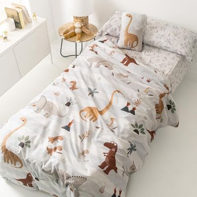 Dino family Juego nórdico 2 piezas 180x220 cm (Cama 105)