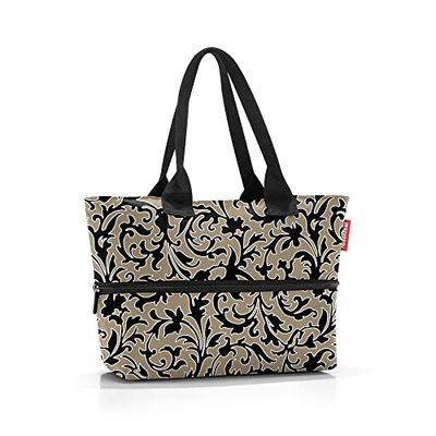 reisenthel shopper e1 baroque marble - grand sac en tissu polyester de haute qualité