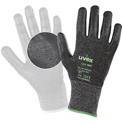 uvex Guanti glove C300 wet Unisex 7,Blu