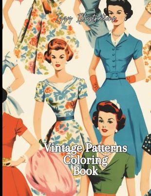 Vintage Patterns Coloring Book: Timeless Textiles