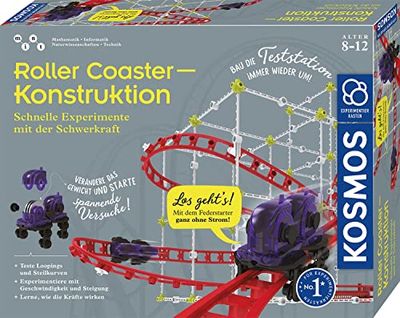 Kosmos- Construction Roller Coaster Boîte d'expérimentation, 621032, Multicolore