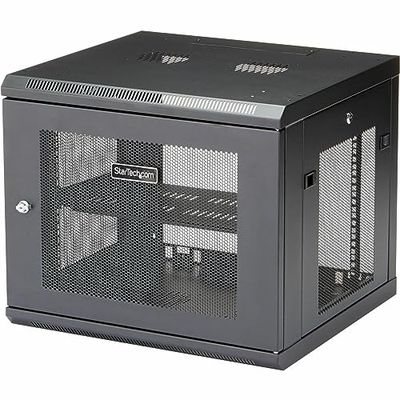 StarTech.com Armário Rack de parede para servidores 9 U 4 colunas prateleira 1 U - Rack de servidores de montagem em parede