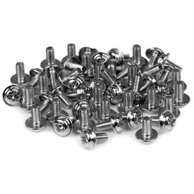 Startech.Com Viti di Fissaggio per PC, di Ricambio M3 X 6,3 Mm Separatore Lungo, 50 Pz.