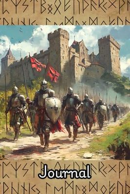 Medieval Knights and Castle Cover Notebook/Journal: Vintage Style Diary for Everyday Thoughts