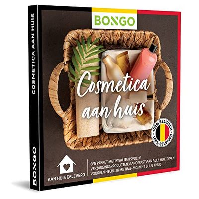 Bongo Bon – Cosmetica aan huis – 1 pakket met Belgische Cosmeticaproducten-Cadeaubonnen Cadeaukaart cadeau voor man of vrouw