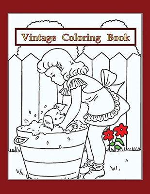 Vintage Coloring Book: Vintage drawings from 1944