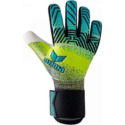 Erima Unisex-Jeugd Flex Rd Robusto keeperhandschoen (7222003), petrol/lime/zwart, 5,5