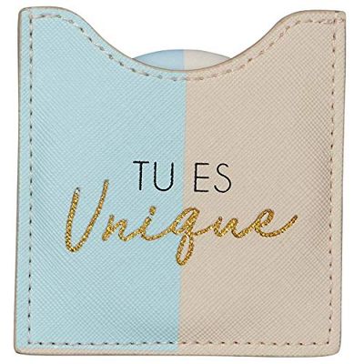 Toga Draeger - Miroir Tu ES Unique - Miroir Rond de Poche à Emmener Partout - Idéal Cadeau Anniversaire, Toutes Occasions - Dimensions 8,5 cm x 8 cm 76005905 Small