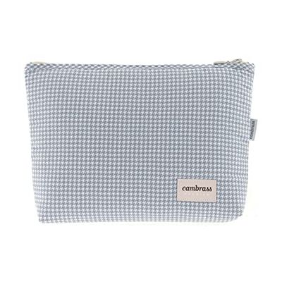 Cambrass Baby Toiletry Bag - Baby Toiletry Bag with Zipper - Toiletry Organizer Bag - Mini Windsord Grey 6 x 28 x 20 cm