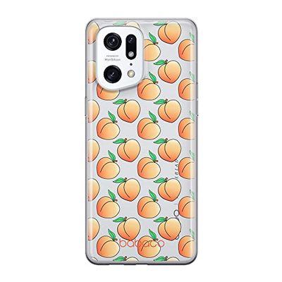 Babaco ERT GROUP mobile phone case for Oppo FIND X5 PRO original and officially Licensed pattern Peaches 001 optimally adapted to the shape of the mobile phone, case made of TPU