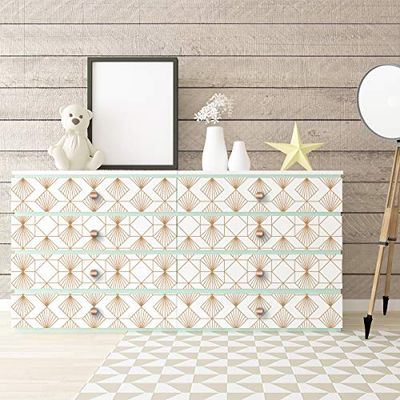 Jorn - Adhesivo decorativo para muebles de cocina, diseño escandinavo, adhesivo decorativo para mueble de baño, 40 x 60 cm