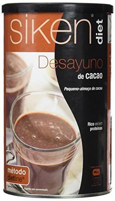 Siken Diet pequeno-almoço com cacau hiperproteico e hipocalórico para controlo de peso - 400 g