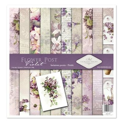 ITD Collection Scrapbooking Package 12x12 Inches - Use Scrapbooking Paper - Make Original Photo Albums Like No One - Decorative Paper - Decoupage - Card Making - Paper Size - 310x320 mm (SLS044)