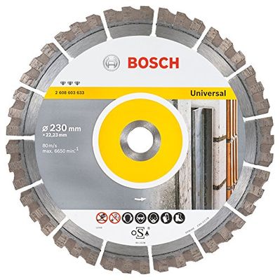 Bosch 2 608 603 633 - Disco de corte de diamante Best for Universal (230 x 22,23 x 2,4 x 15 mm)