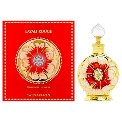 Swiss Arabian Layali Rouge For Women 0.5 oz Parfum Oil