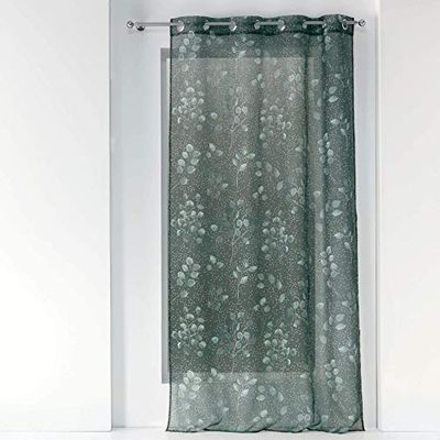 DOUCEUR D'INTERIEUR Panel con Ojales, 140 x 240 cm, Gasa Arena Estampada Antalya Caqui