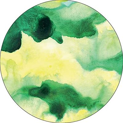 Bonateks, Ronde digitaal bedrukte muismat, antislip onderkant, voor kantoor en thuis, diameter: 22 cm