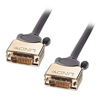 Linekabel DVI-D Gold Dual Link, mannelijk, 0,5 m