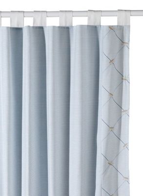 Nicolientje 700394 gordijn/lusgordijn, 140x235 cm, blauw